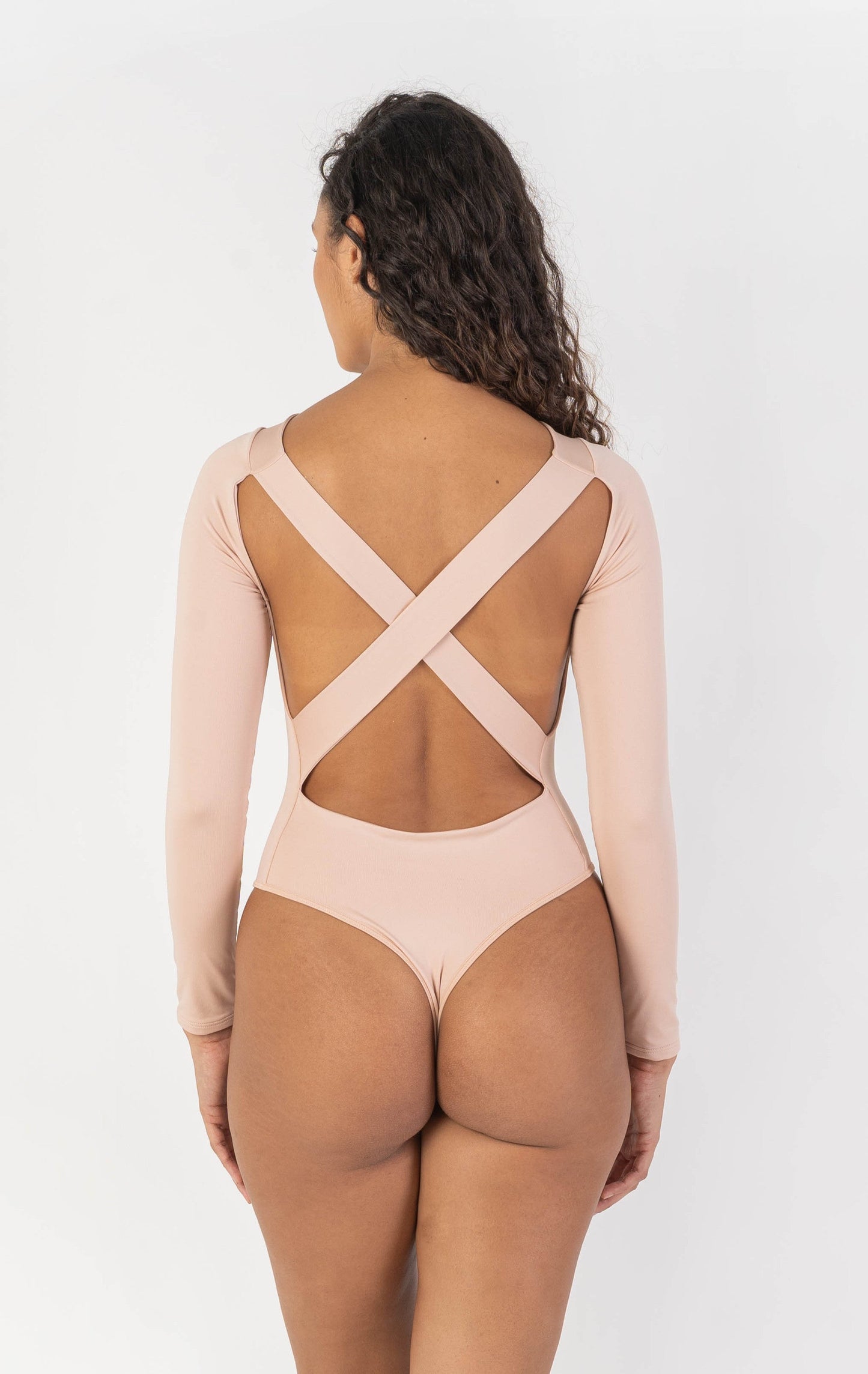 Body Mango color nude para mujer