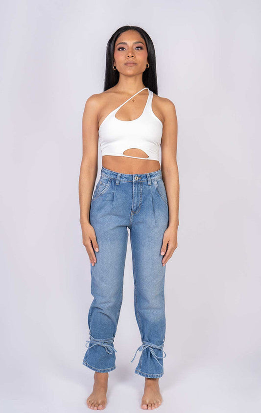 Jeans Slouchy Tiras