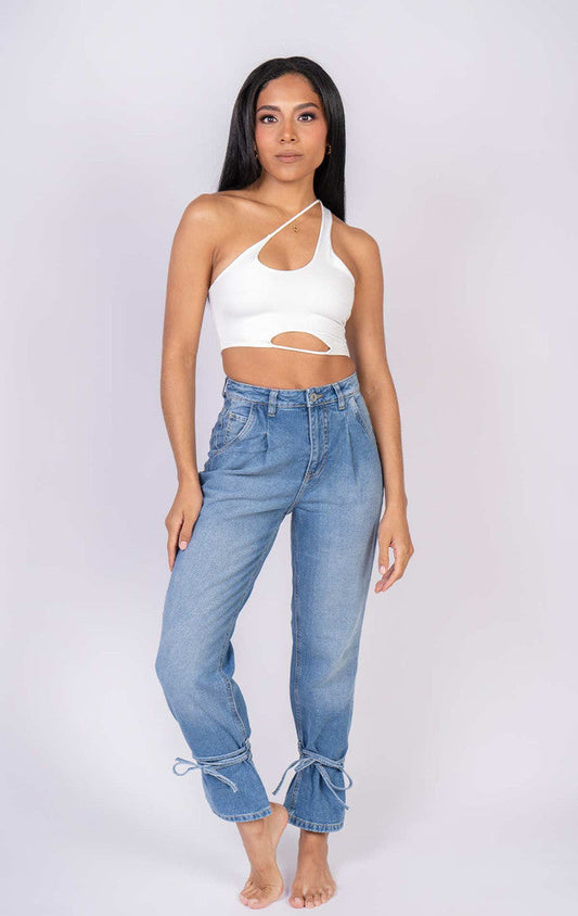 Jeans Slouchy Tiras