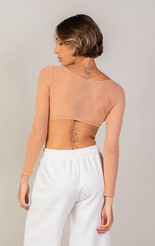 Crop top Peach